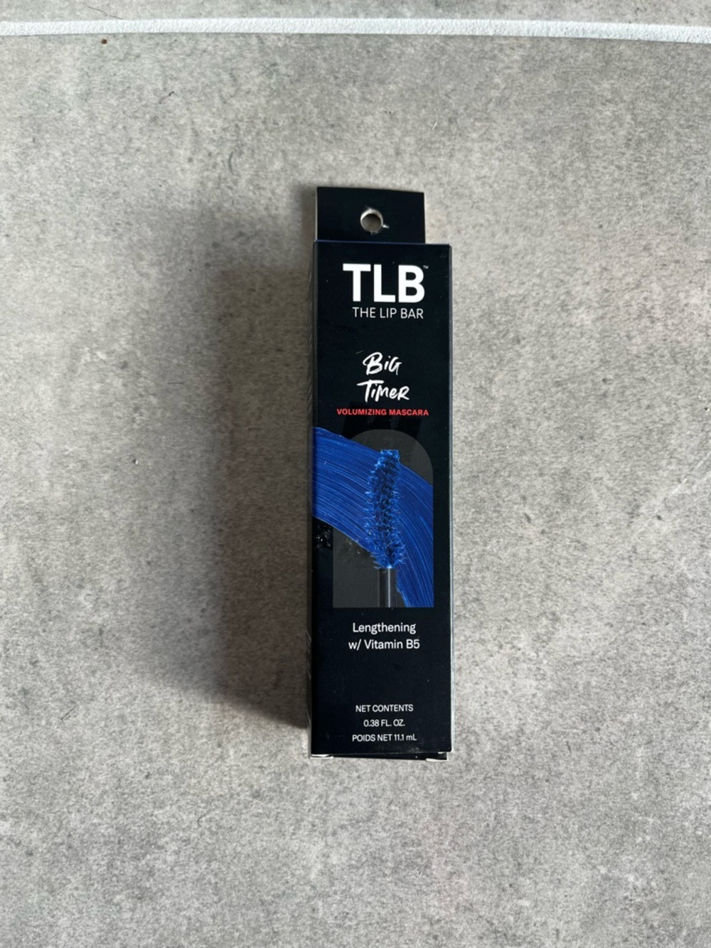 Brand New TLB The Lip Bar Big Timer Volumizing Mascara Shade Somethin’ Blue